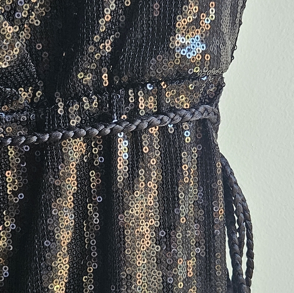 White House Black Market Sleeveless Sequin Mini Dress in Women's 4 - Picture 11 of 16